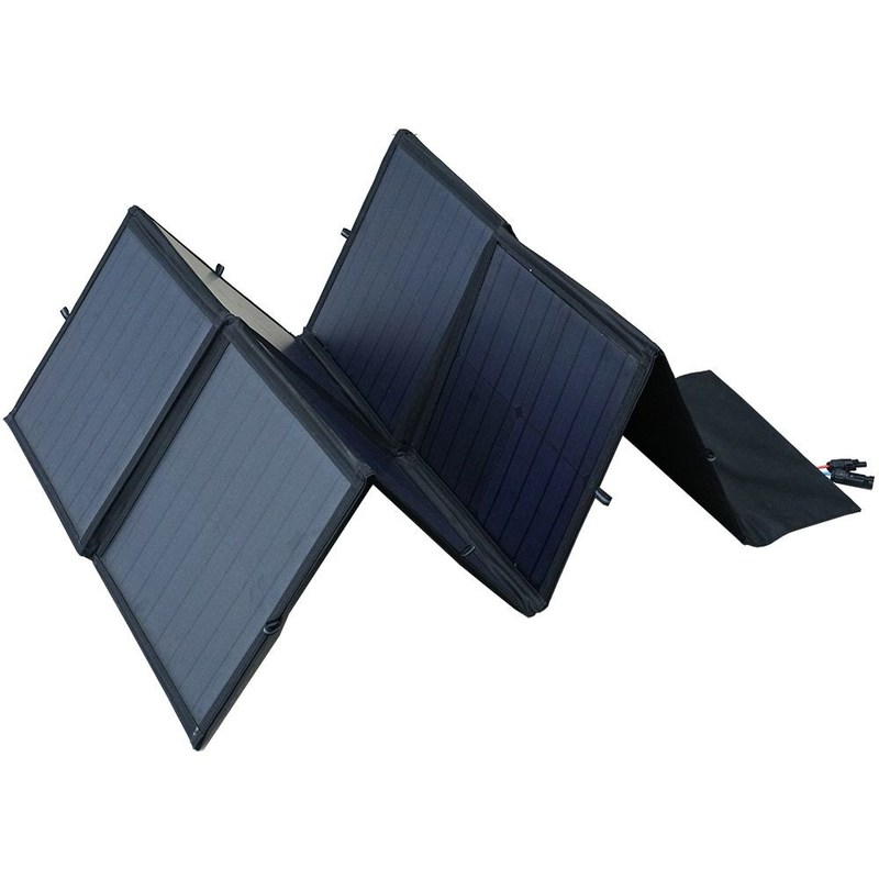 100W Folding Solar Panel Blanket With 17.6 Cell Efficiency Long