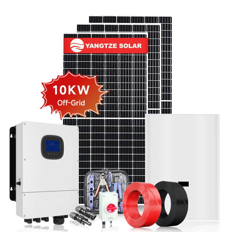 MPPT 10KW Off Grid Solar System Kit Customzied