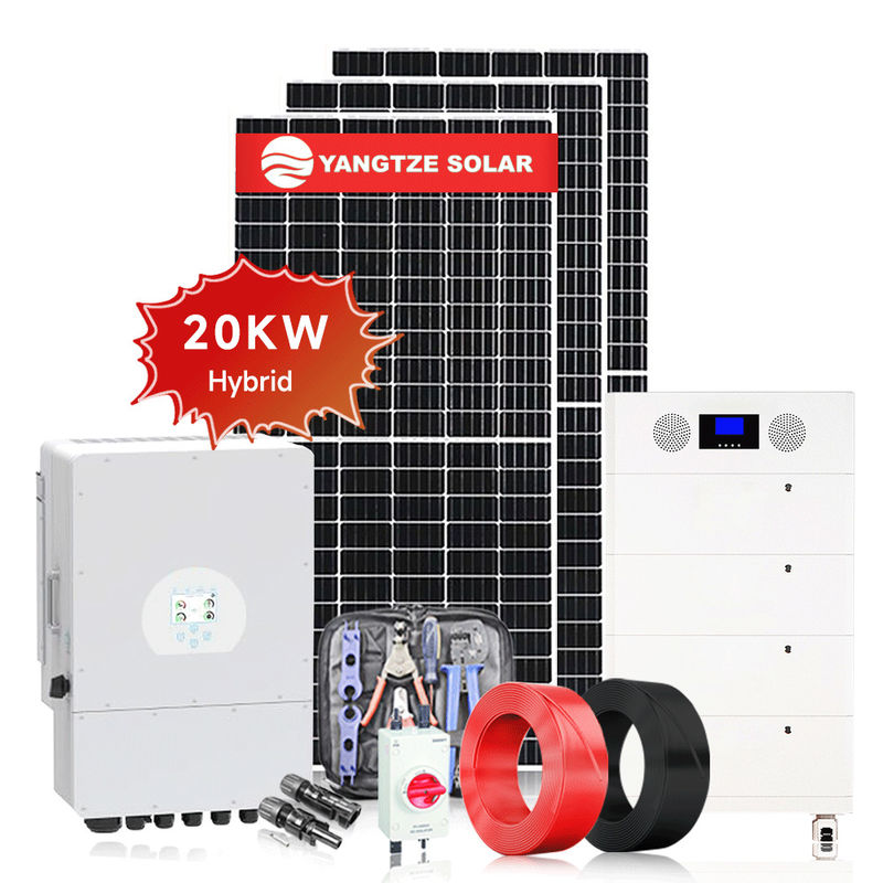Home Grid Hybrid Solar System Kit 20KW ODM