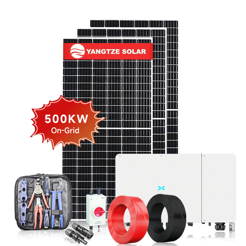 100kw 500kw On Grid Solar System Kit 3 Phase ODM