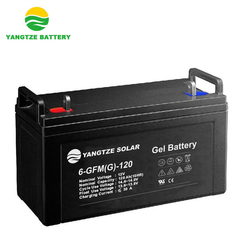 Self Discharge 12V 120Ah Deep Cycle AGM Gel Battery 14.4V~14.7V