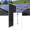Anodized Aluminium Alloy Mono 175W Residential Solar Panel